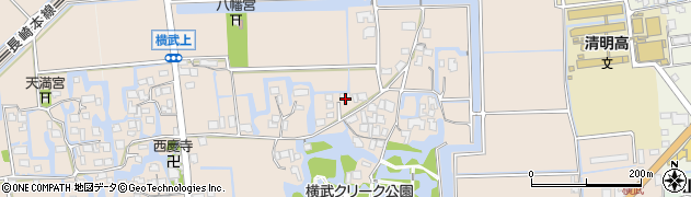 佐賀県神埼市神埼町横武1309周辺の地図