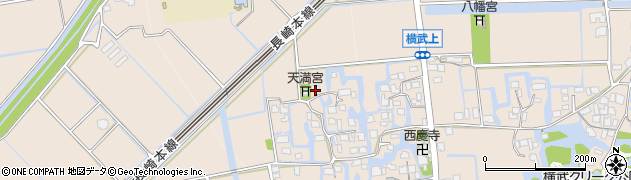 佐賀県神埼市神埼町横武1098周辺の地図