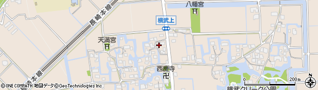 佐賀県神埼市神埼町横武1161周辺の地図