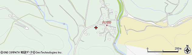 大分県日田市内河野1071周辺の地図