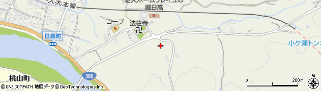 大分県日田市日高2282周辺の地図