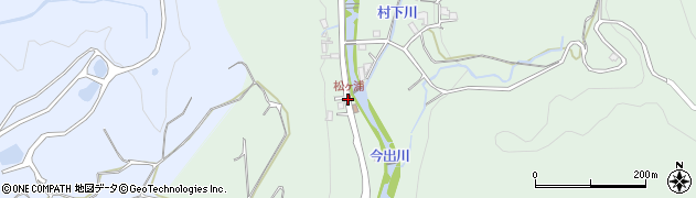 松ヶ浦周辺の地図
