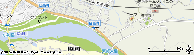 大分県日田市日高1458周辺の地図