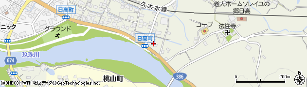 大分県日田市日高1457周辺の地図
