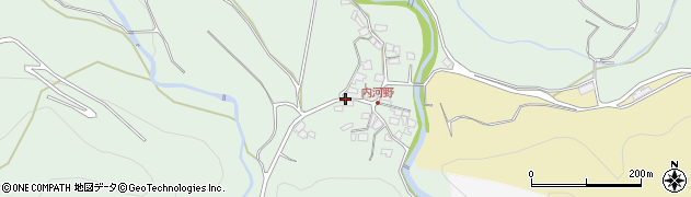 大分県日田市内河野1110周辺の地図