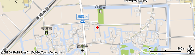 佐賀県神埼市神埼町横武1172周辺の地図