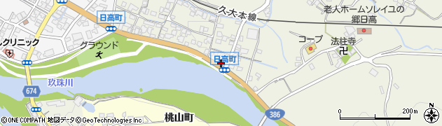 大分県日田市日高1446周辺の地図
