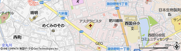 龍クリーニング　ユートク店周辺の地図