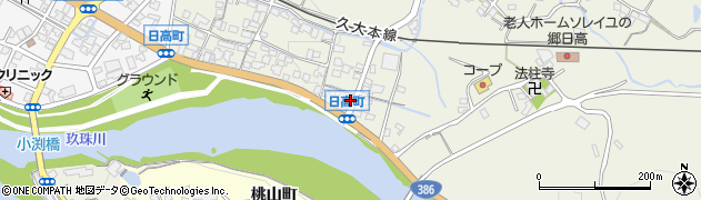 大分県日田市日高1450周辺の地図
