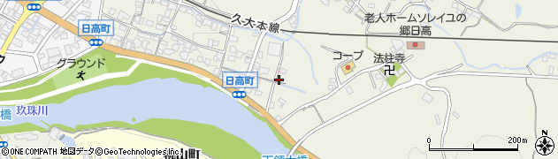 大分県日田市日高2372周辺の地図