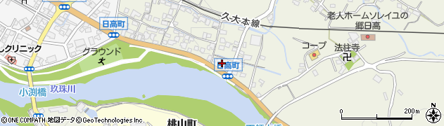 大分県日田市日高1451周辺の地図