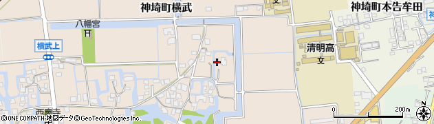 佐賀県神埼市神埼町横武140周辺の地図