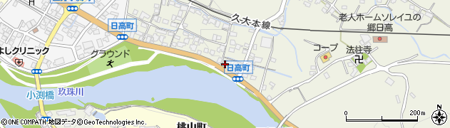 大分県日田市日高1443周辺の地図
