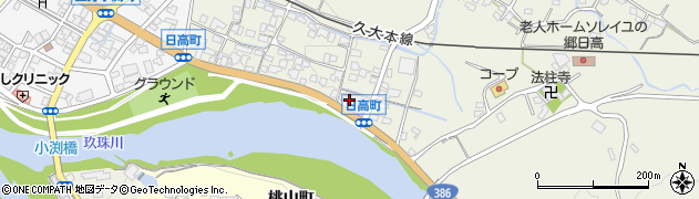 大分県日田市日高1445周辺の地図