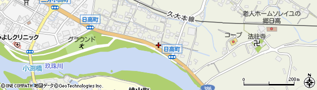 大分県日田市日高1423周辺の地図