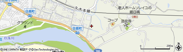 大分県日田市日高2368周辺の地図