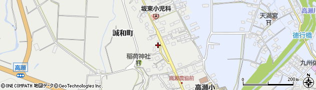 大分県日田市誠和町455周辺の地図