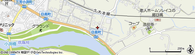 大分県日田市日高1455周辺の地図