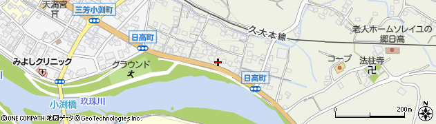 大分県日田市日高1411周辺の地図