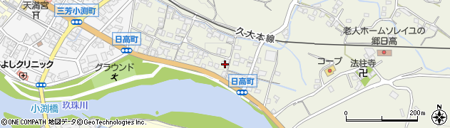 大分県日田市日高1425周辺の地図