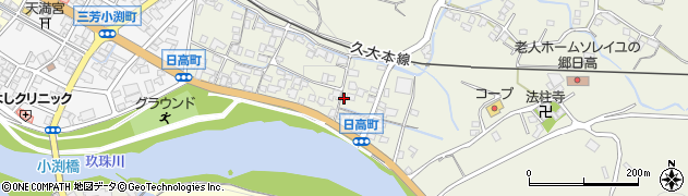 大分県日田市日高1440周辺の地図