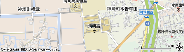 佐賀県神埼市神埼町横武2周辺の地図