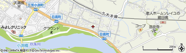 大分県日田市日高1417周辺の地図