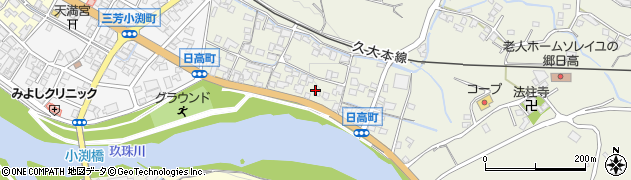 大分県日田市日高1418周辺の地図