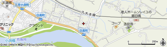 大分県日田市日高1453周辺の地図