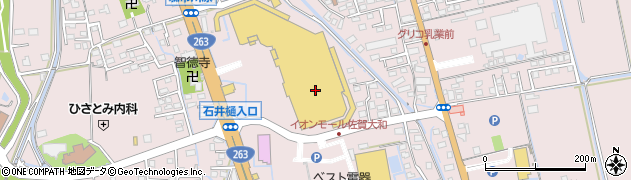 ドーリーラッシュ イオンモール佐賀大和店周辺の地図