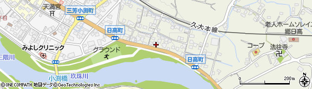 大分県日田市日高1396周辺の地図
