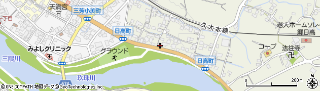 大分県日田市日高1394周辺の地図