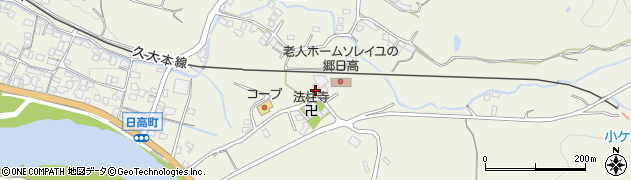 大分県日田市日高2308周辺の地図