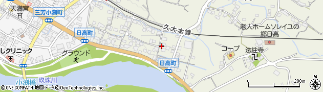 大分県日田市日高1438周辺の地図