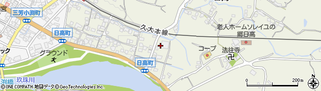 大分県日田市日高1471周辺の地図