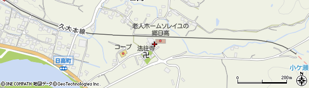 大分県日田市日高2309周辺の地図