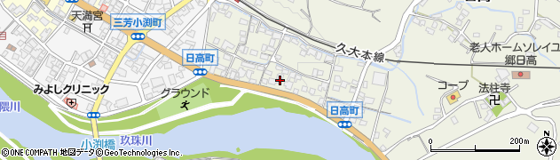大分県日田市日高1400周辺の地図
