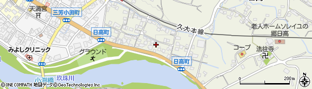 大分県日田市日高1412周辺の地図