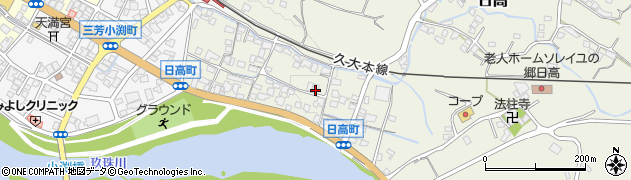 大分県日田市日高1428周辺の地図