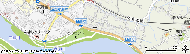 大分県日田市日高1373周辺の地図