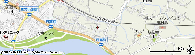 大分県日田市日高1437周辺の地図
