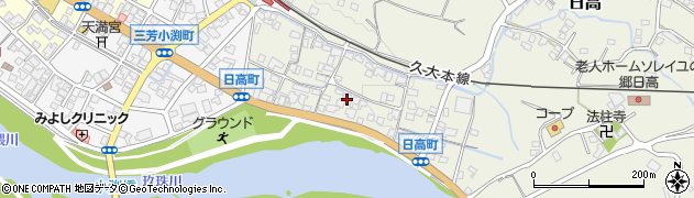 大分県日田市日高1401周辺の地図