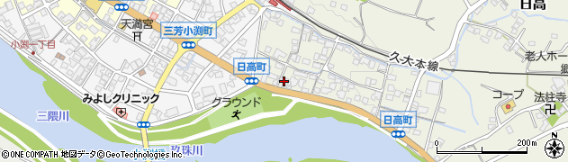 大分県日田市日高1367周辺の地図