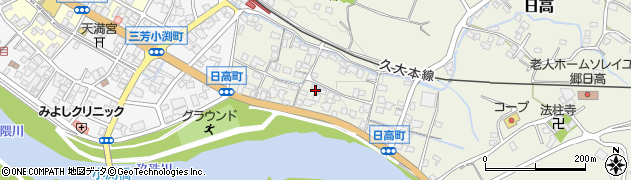 大分県日田市日高1402周辺の地図