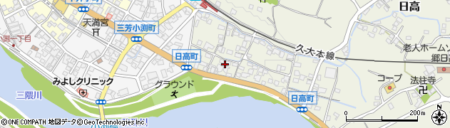大分県日田市日高1376周辺の地図