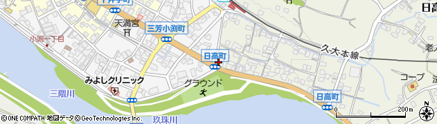 大分県日田市日高1347周辺の地図
