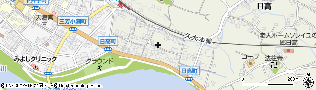 大分県日田市日高1408周辺の地図