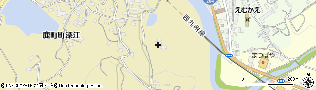 長崎県佐世保市鹿町町深江123周辺の地図