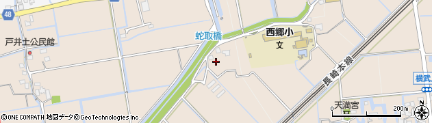 佐賀県神埼市神埼町横武2644周辺の地図