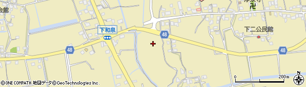 佐賀県佐賀市久保泉町下和泉周辺の地図